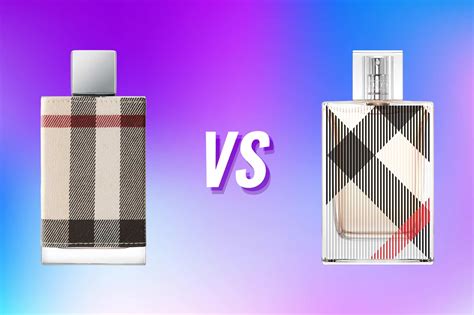 difference between Burberry brit and London